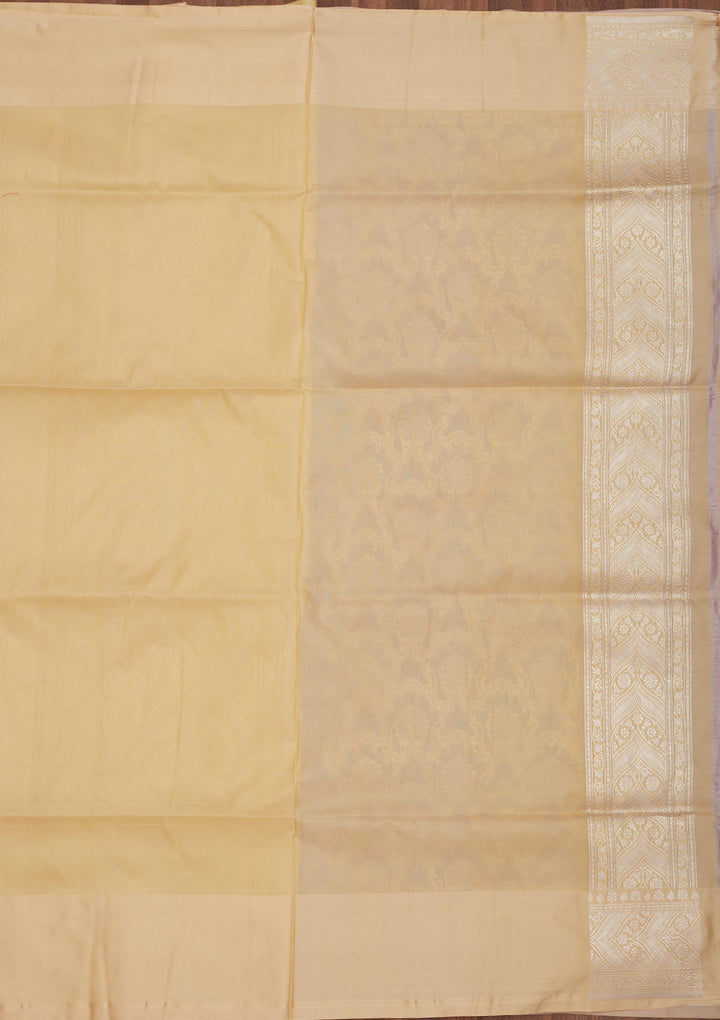Lavender Zariwork Pure Silk Saree