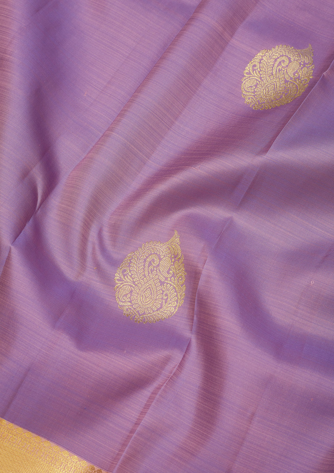Lavender Zariwork Pure Silk Saree