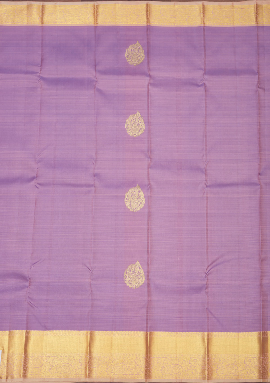 Lavender Zariwork Pure Silk Saree