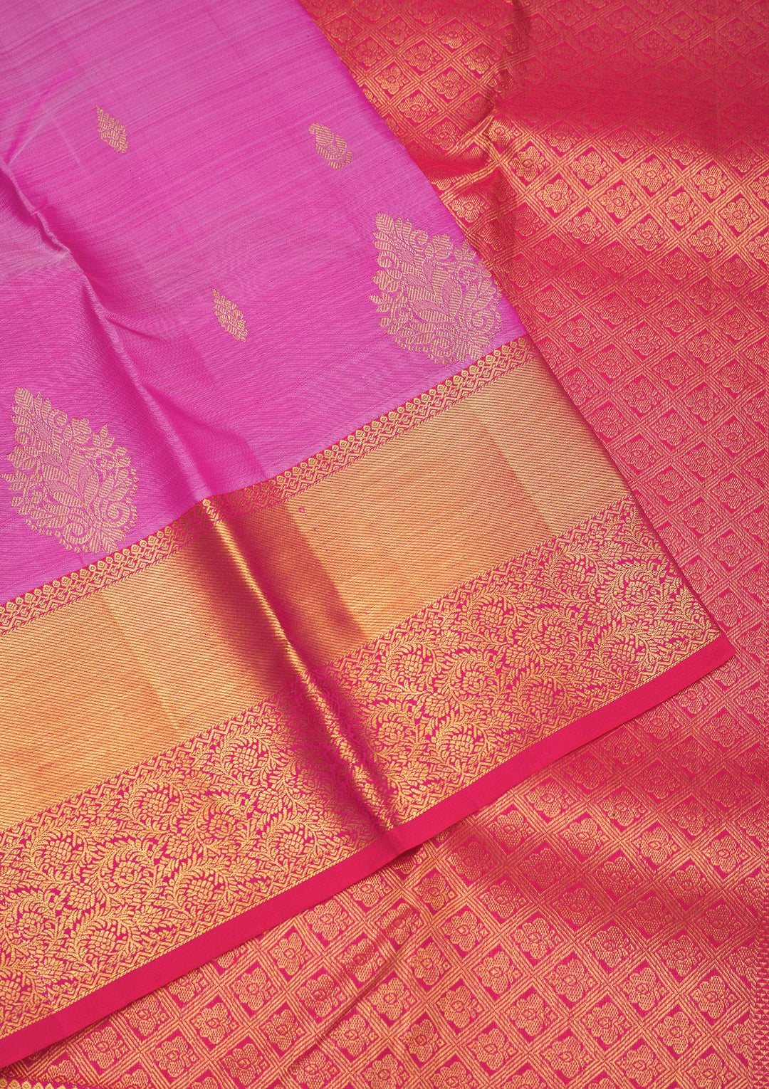 Lavender Zariwork Pure Silk Saree