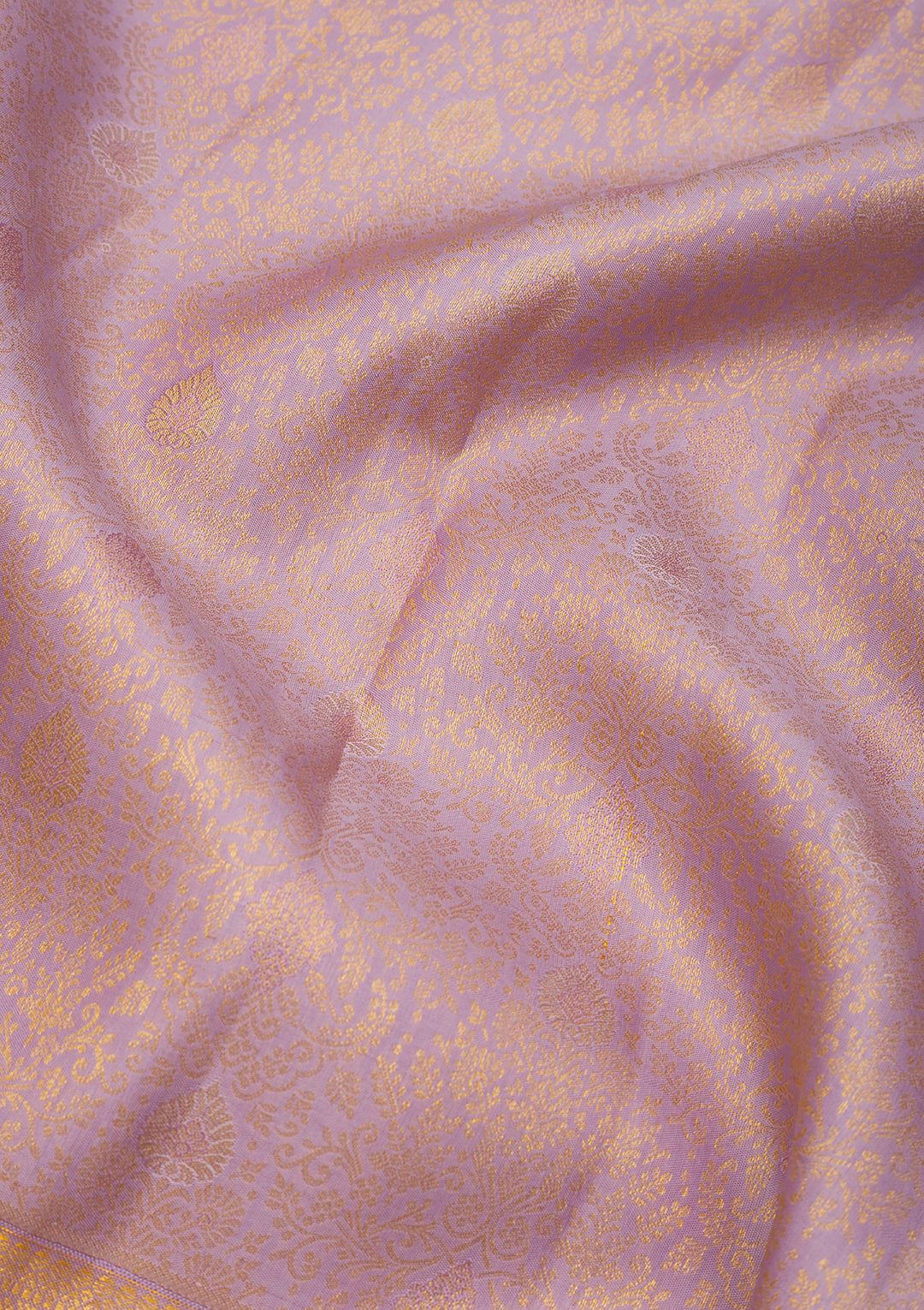 Lavender Zariwork Pure Silk Saree