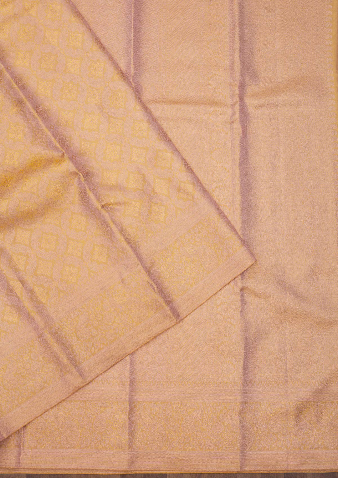 Lavender Zariwork Pure Silk Saree