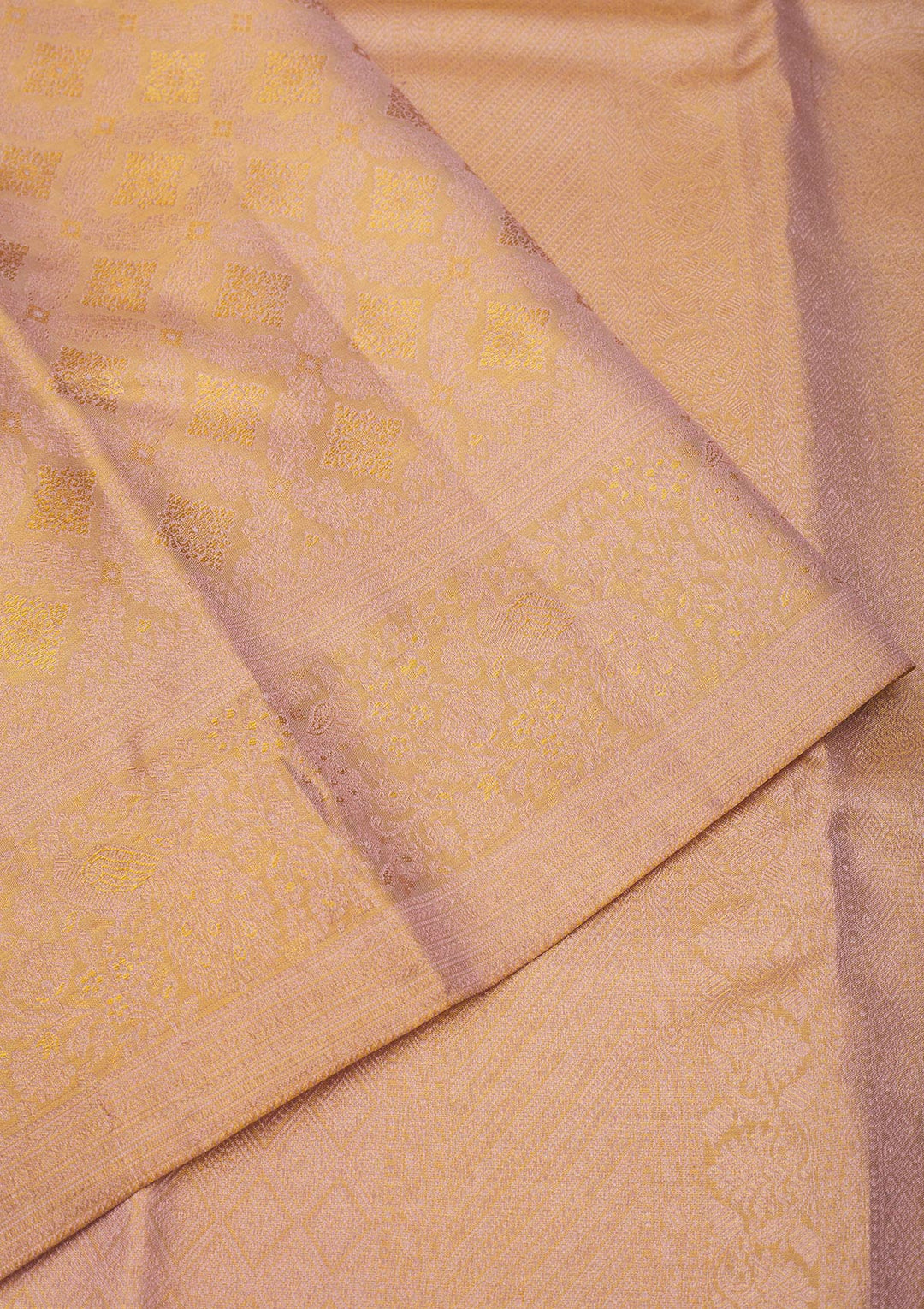 Lavender Zariwork Pure Silk Saree