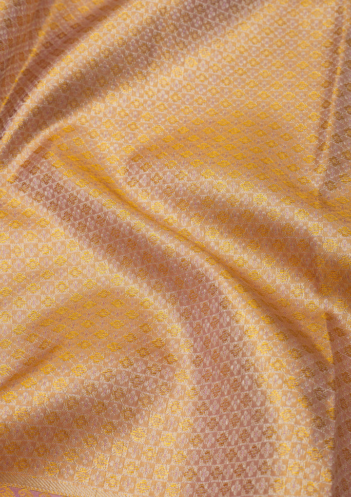 Lavender Zariwork Pure Silk Saree