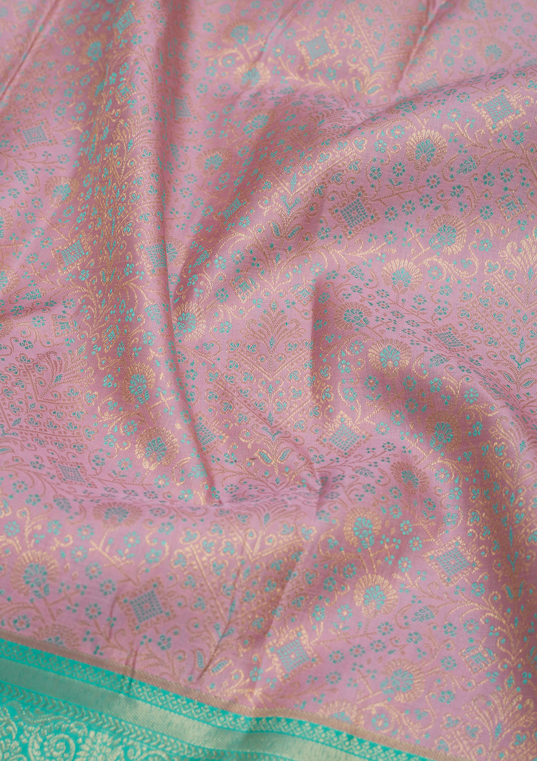 Lavender Zariwork Pure Silk Saree