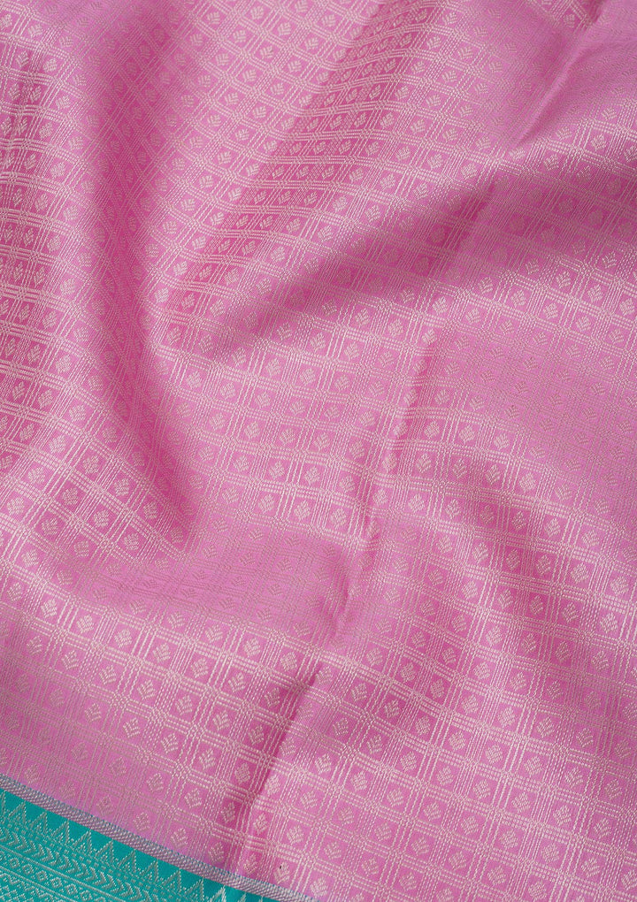 Lavender Zariwork Pure Silk Saree