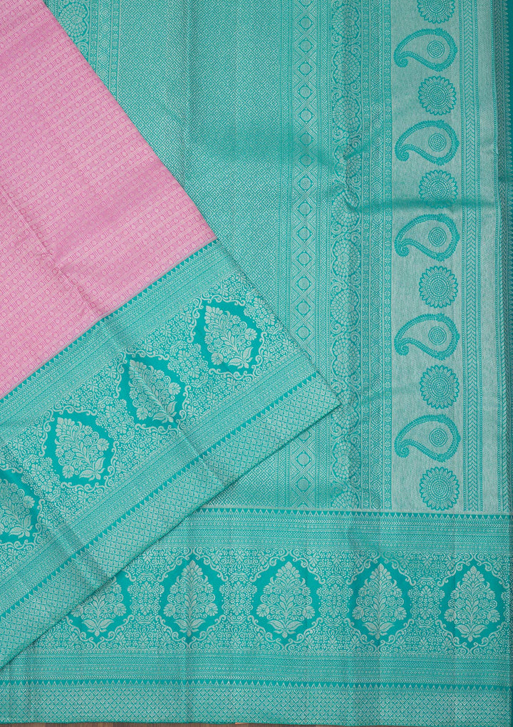 Lavender Zariwork Pure Silk Saree