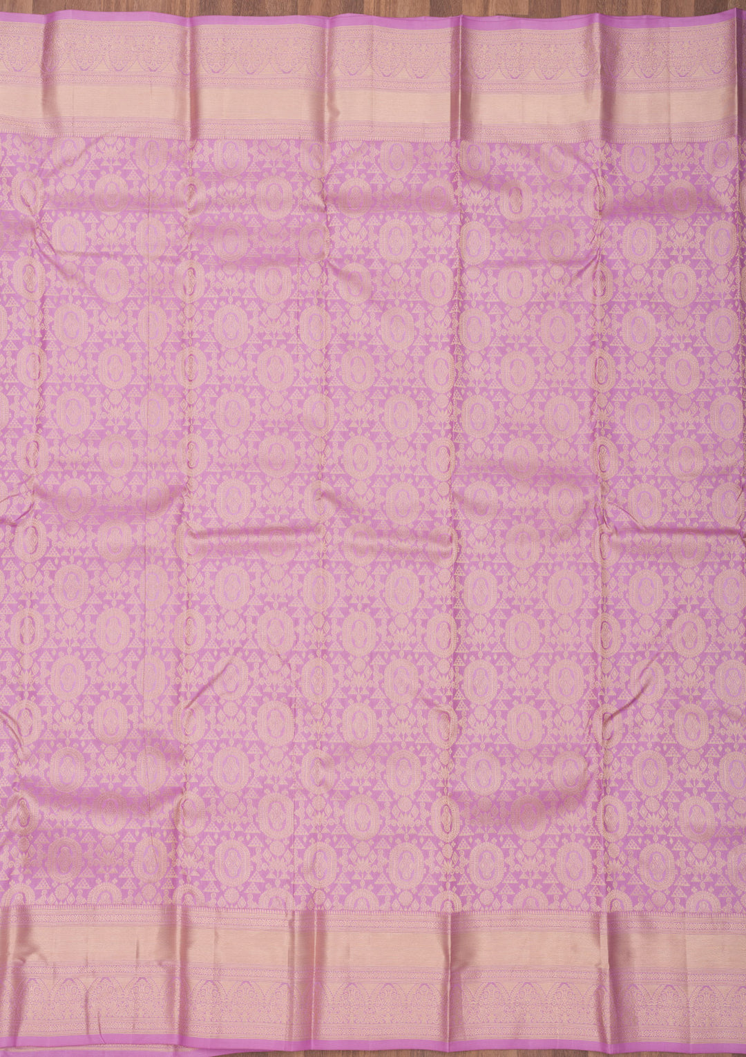 Lavender Zariwork Pure Silk Saree