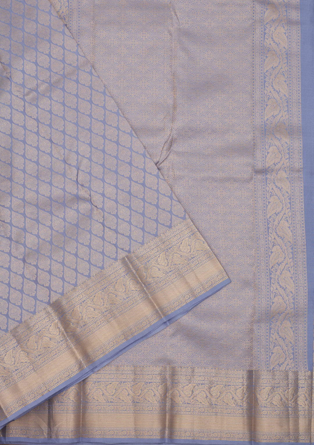 Lavender Zariwork Pure Silk Saree