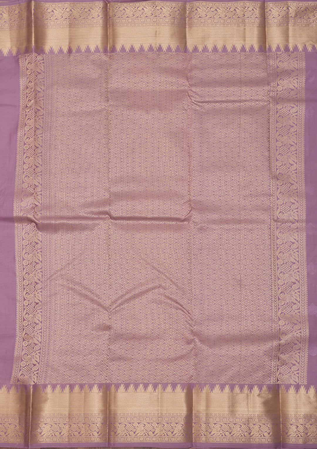 Lavender Zariwork Pure Silk Saree