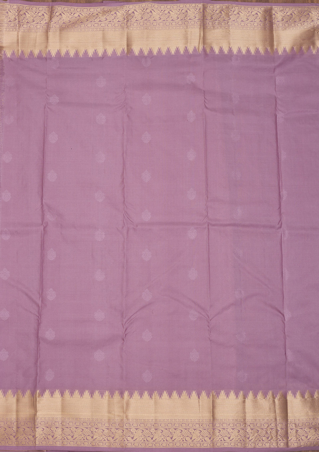 Lavender Zariwork Pure Silk Saree