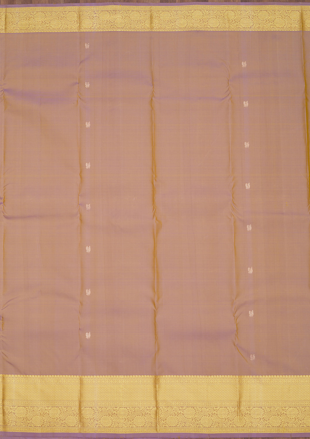 Lavender Zariwork Pure Silk Saree