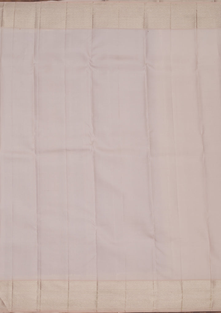Lavender Zariwork Pure Silk Saree