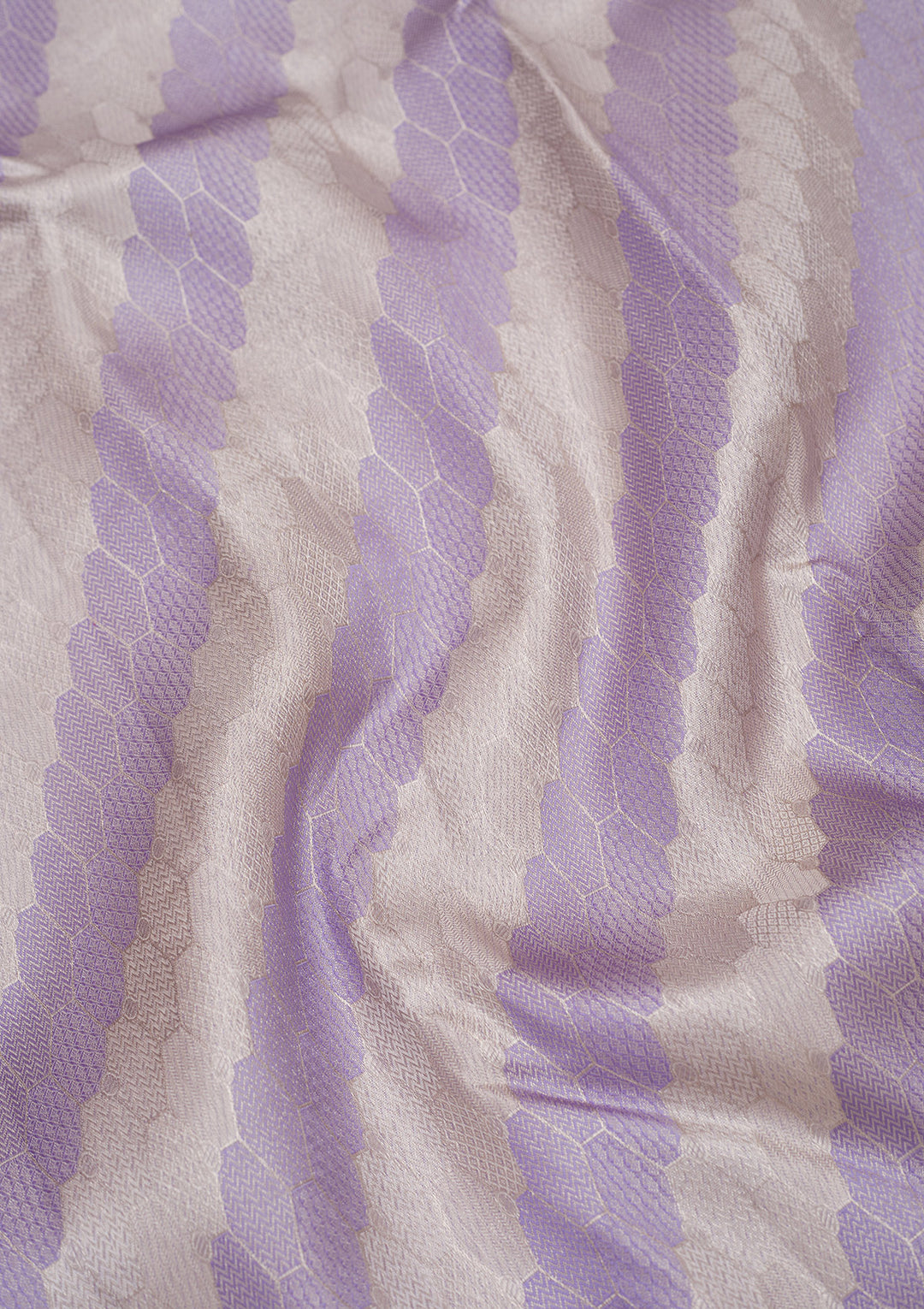 Lavender Zariwork Pure Silk Saree