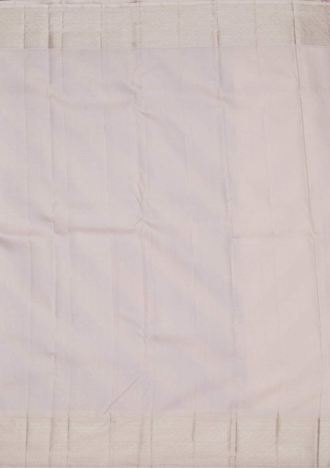 Lavender Zariwork Pure Silk Saree