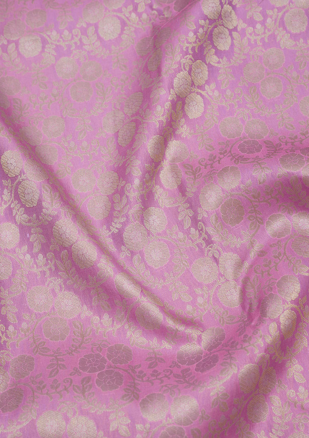 Mauve Zariwork Pure Silk Saree