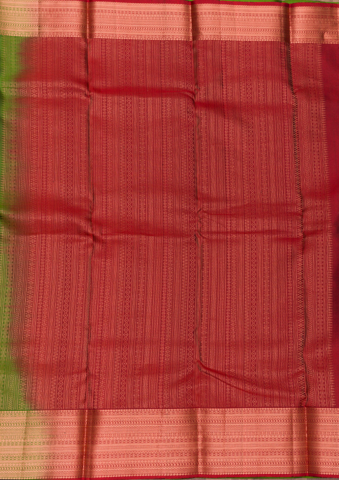 Leaf Green Zariwork Kanjivaram Pure Silk Saree