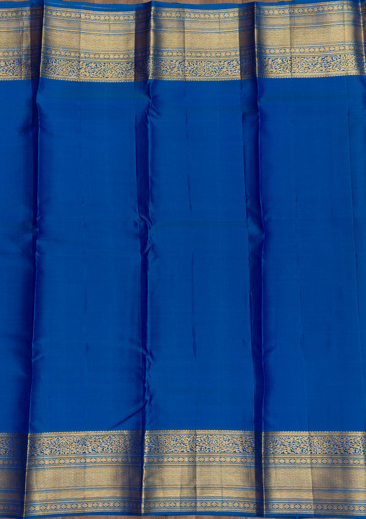 Leaf Green Zariwork Kanjivaram Pure Silk Saree