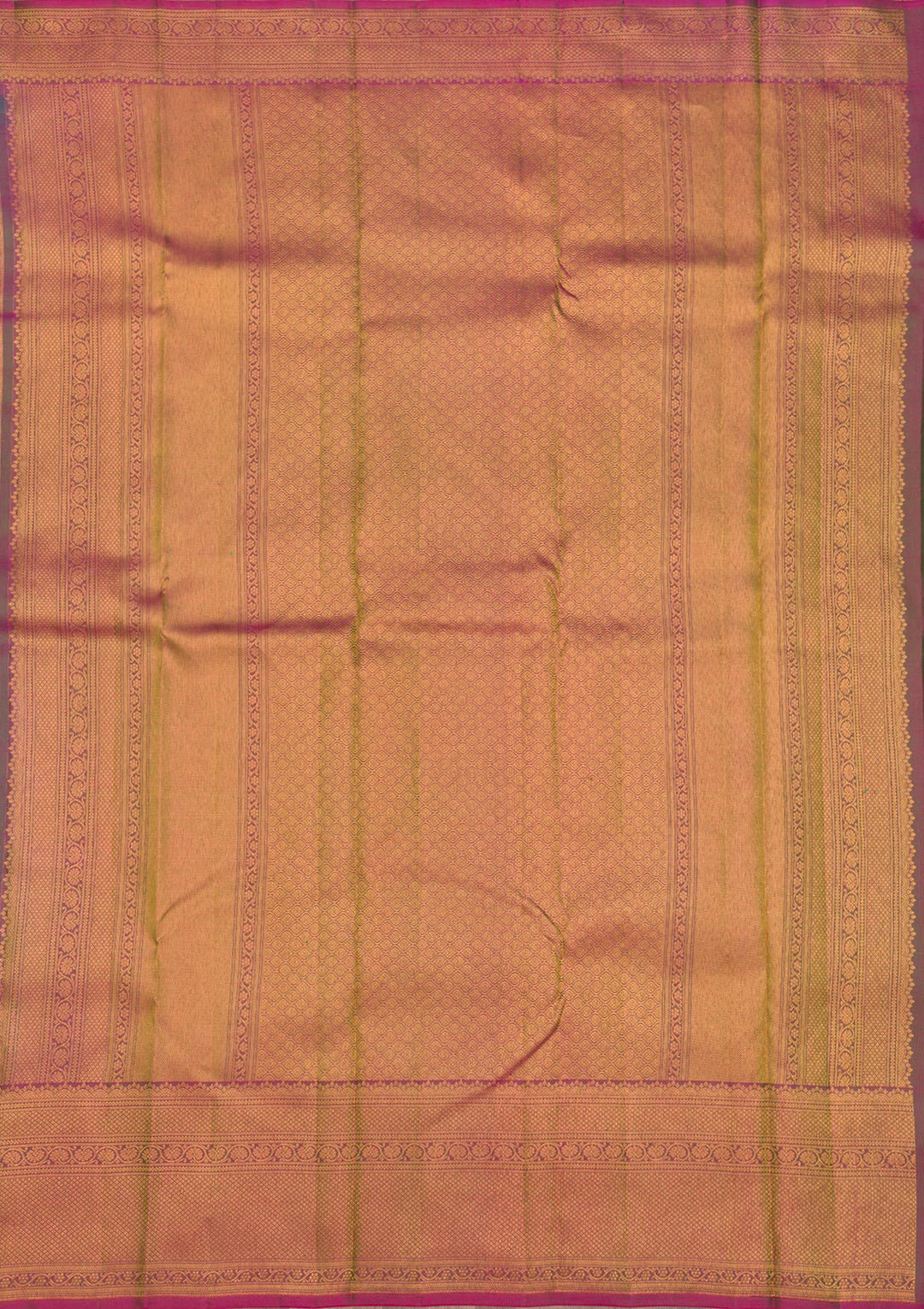 Leaf Green Zariwork Pure Silk Saree