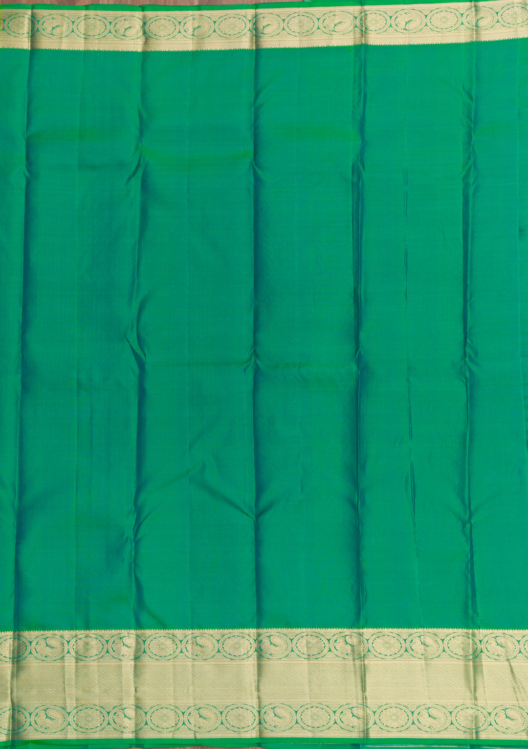 Leaf Green Zariwork Kanjivaram Pure Silk Saree