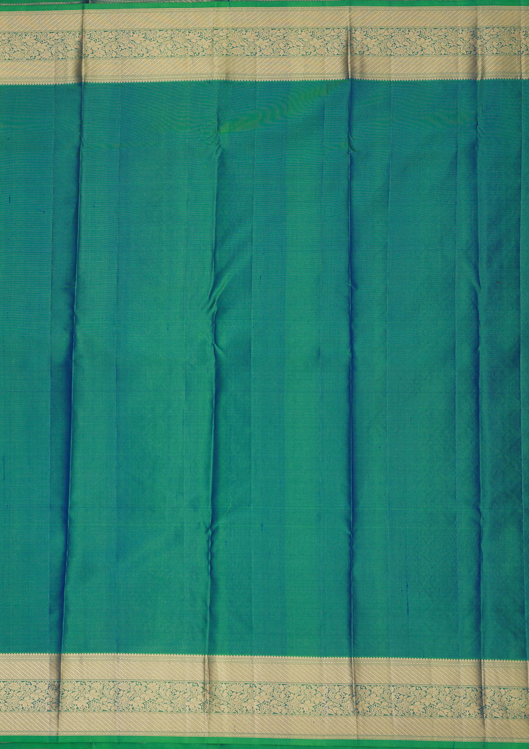 Leaf Green Zariwork Pure Silk Saree