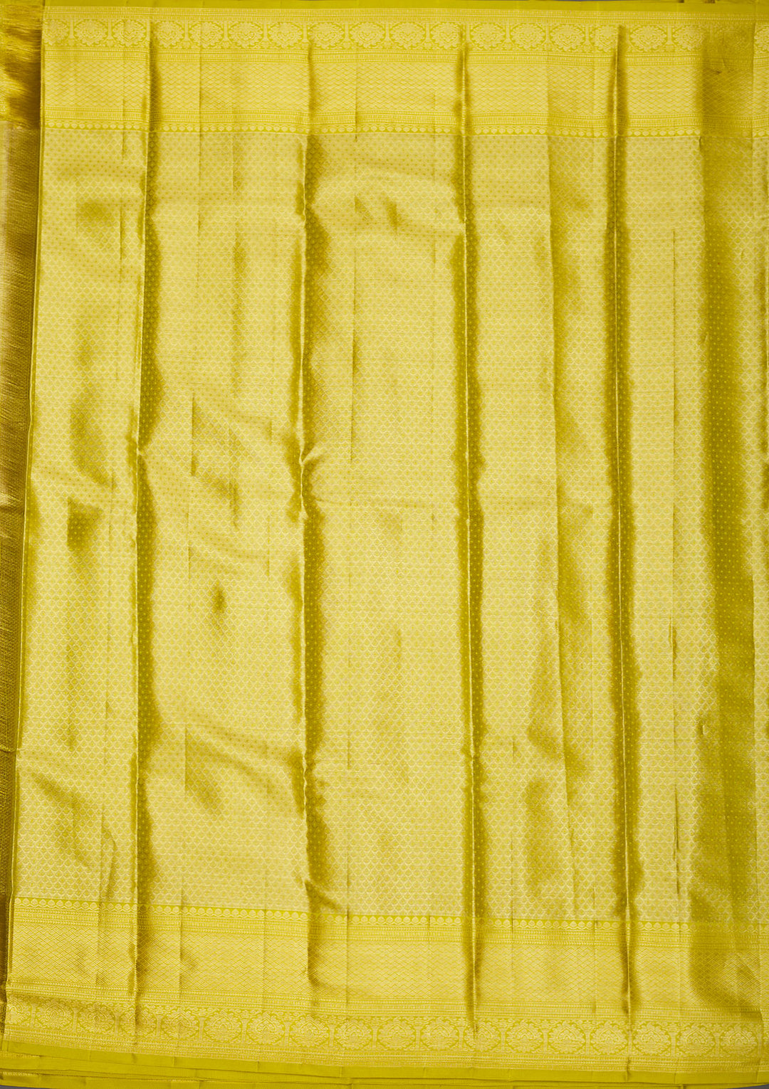Leaf Green Zariwork Pure Silk Saree