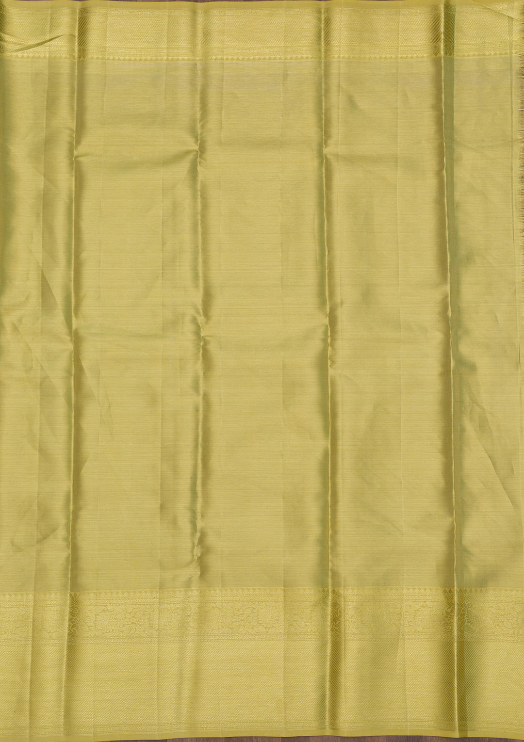 Lemon Yellow Zariwork Pure Silk Saree