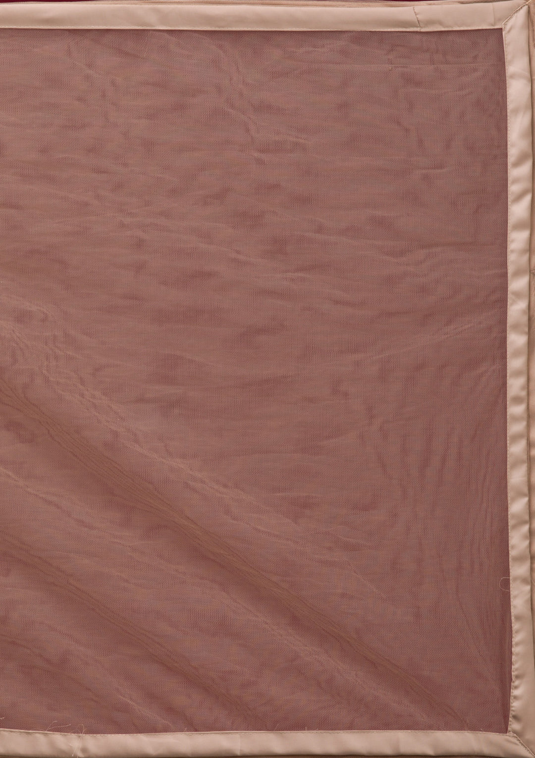 Light Brown Stonework Semi Crepe Readymade Lehenga