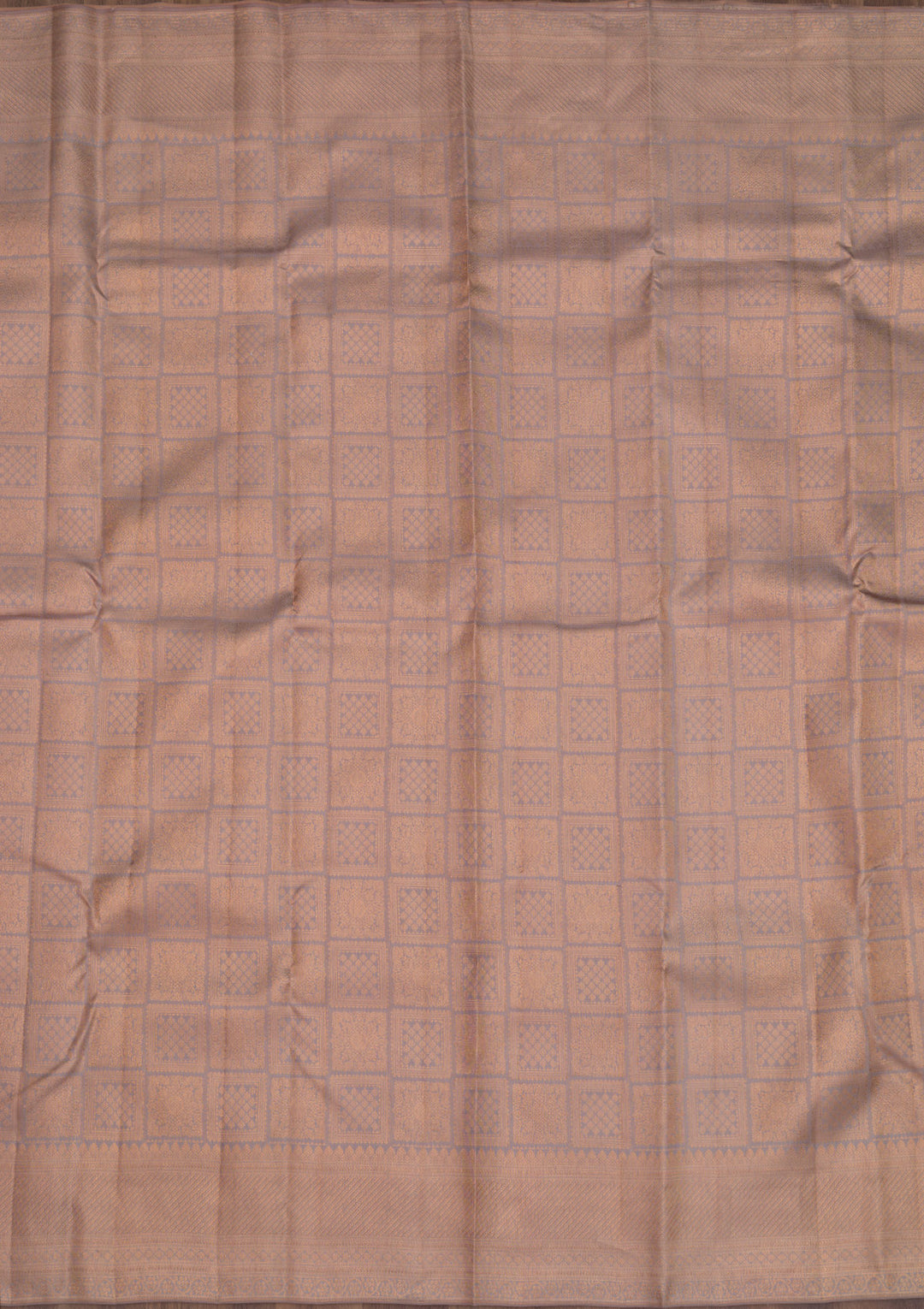 Grey Zariwork Pure Silk Saree