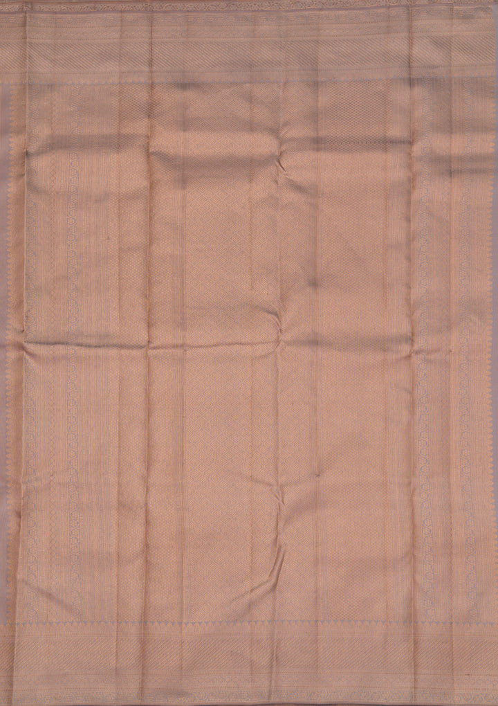 Grey Zariwork Pure Silk Saree