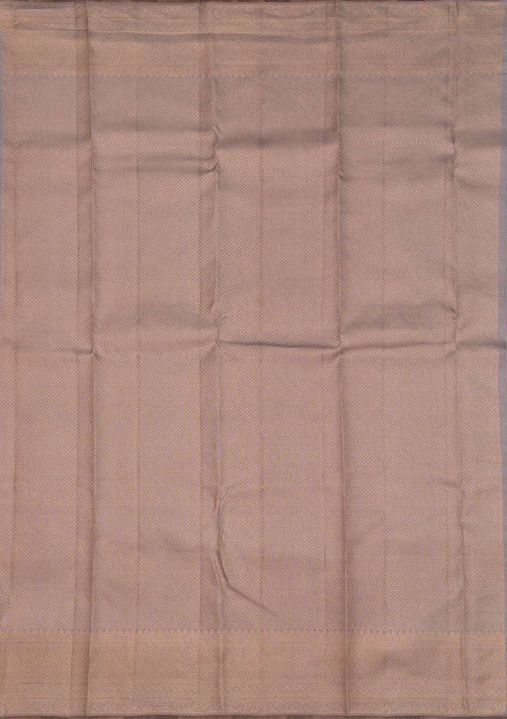 Grey Zariwork Pure Silk Saree