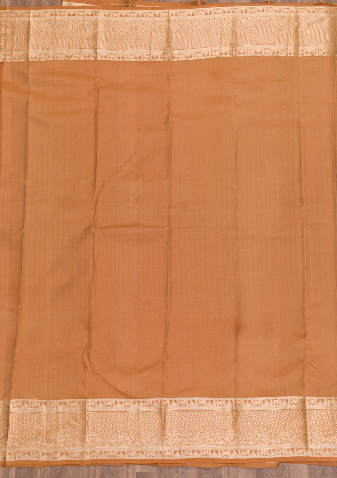 Light Brown Zariwork Banarasi Pure Silk Saree