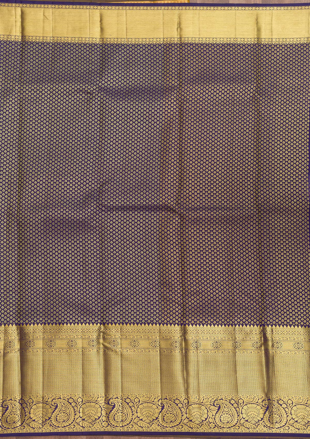 Light Brown Zariwork Kanjivaram Pure Silk Saree