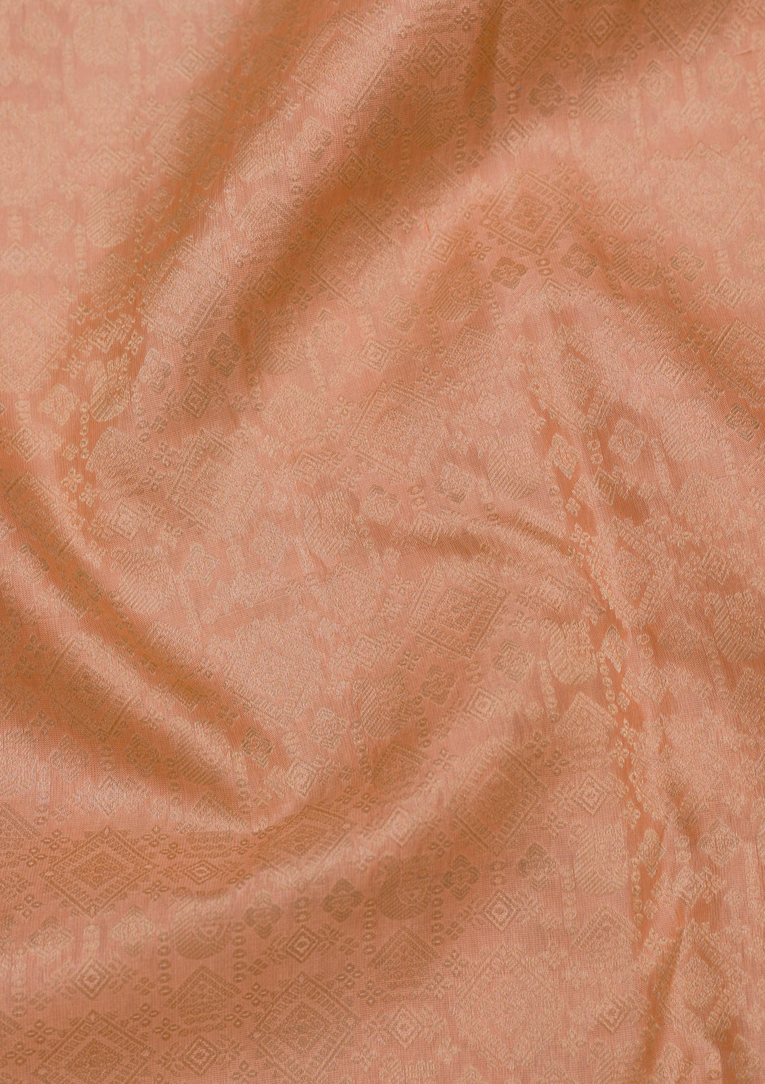 Light Brown Zariwork Pure Silk Saree