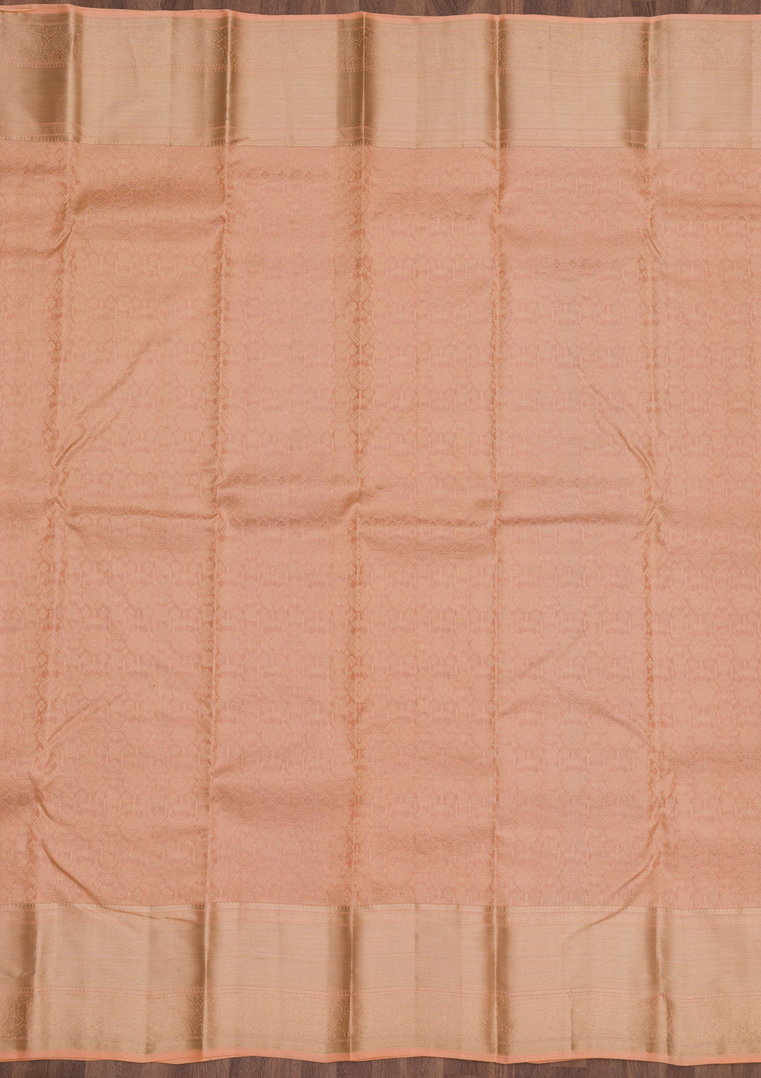 Light Brown Zariwork Pure Silk Saree