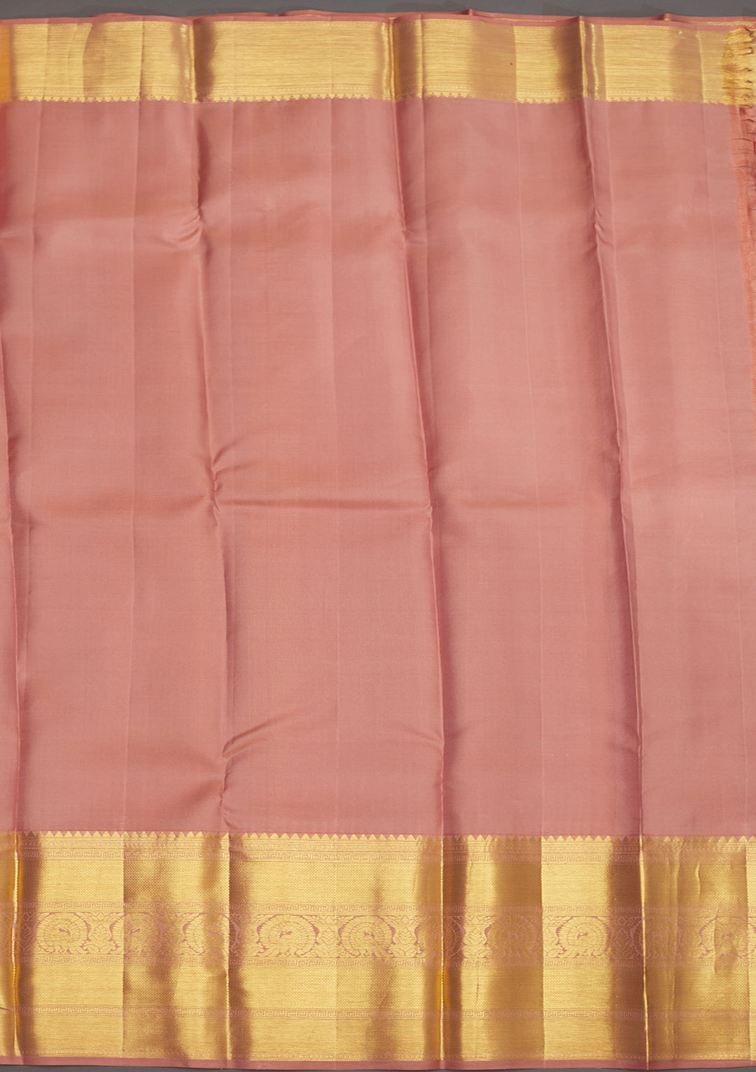 Light Brown Zariwork Pure Silk Saree