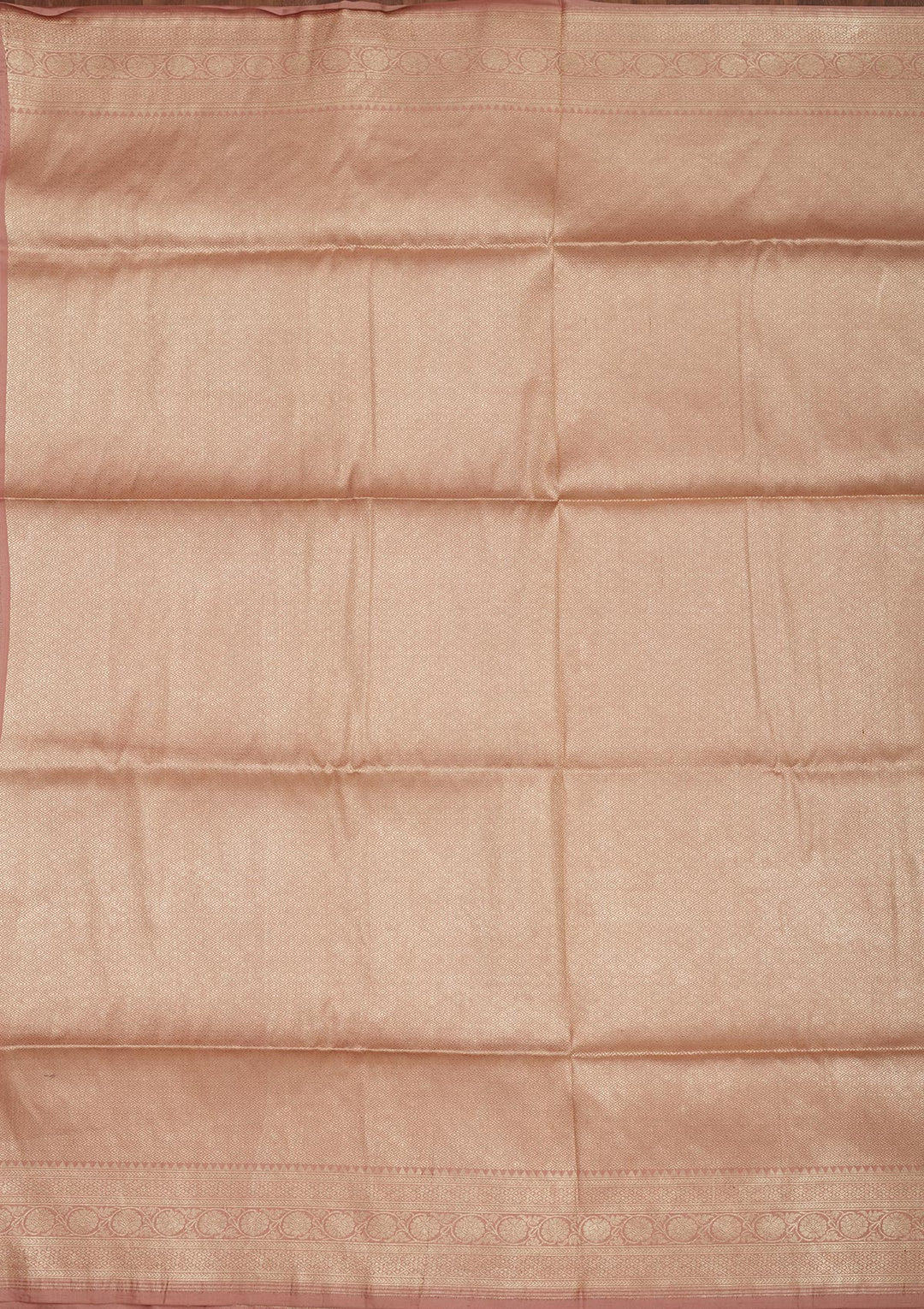 Light Brown Zariwork Pure Silk Saree