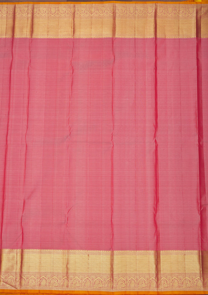Light Brown Zariwork Pure Silk Saree