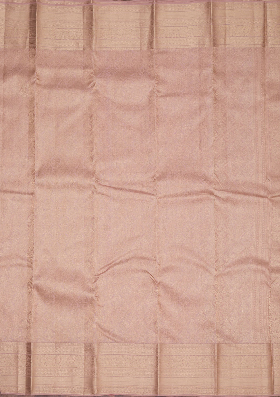 Light Brown Zariwork Pure Silk Saree