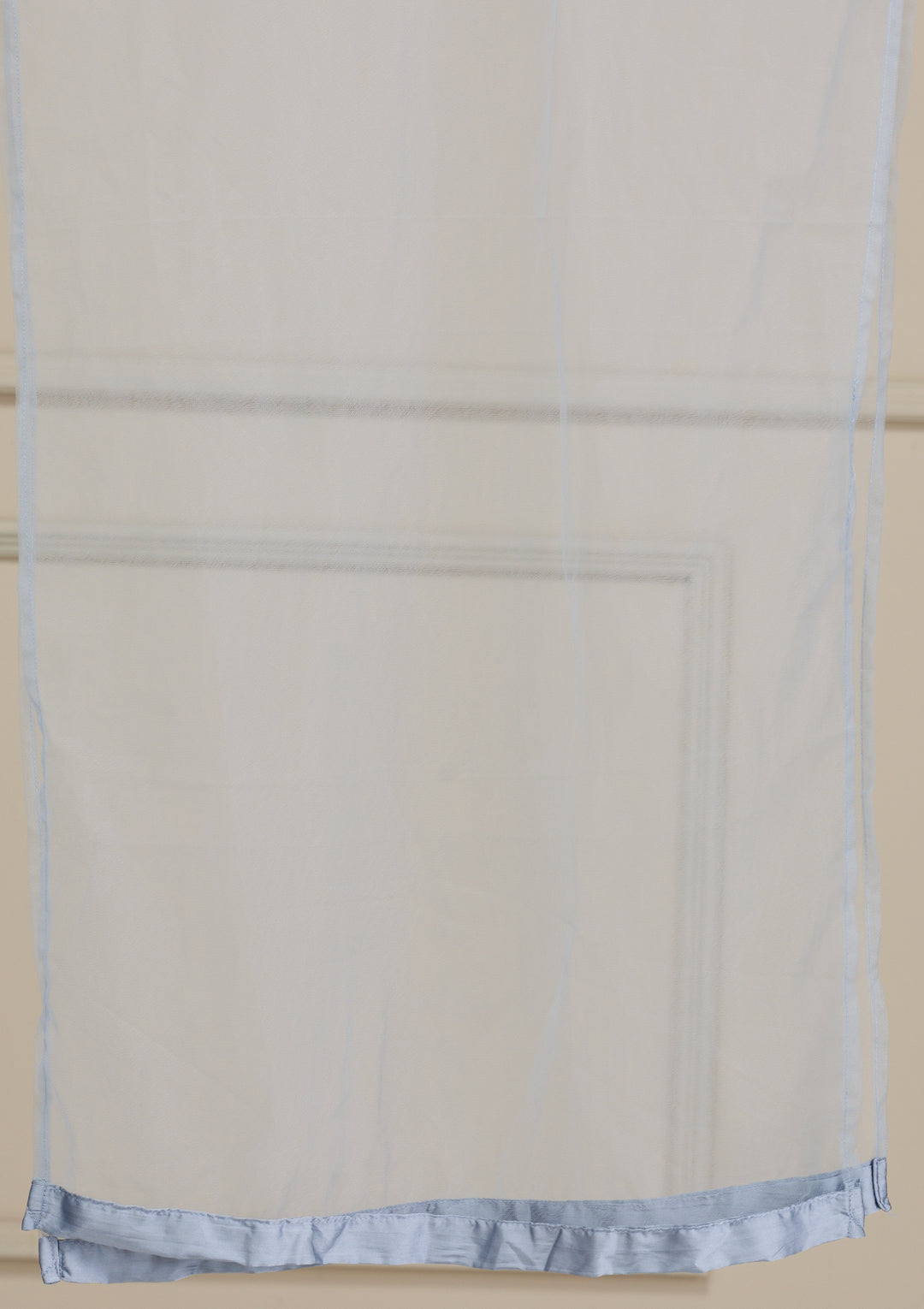 Light Grey Mirrorwork Net Gown
