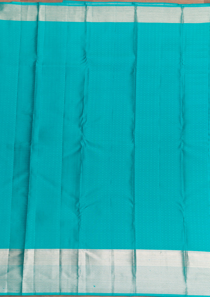 Light Grey Zariwork Pure Silk Saree-Koskii