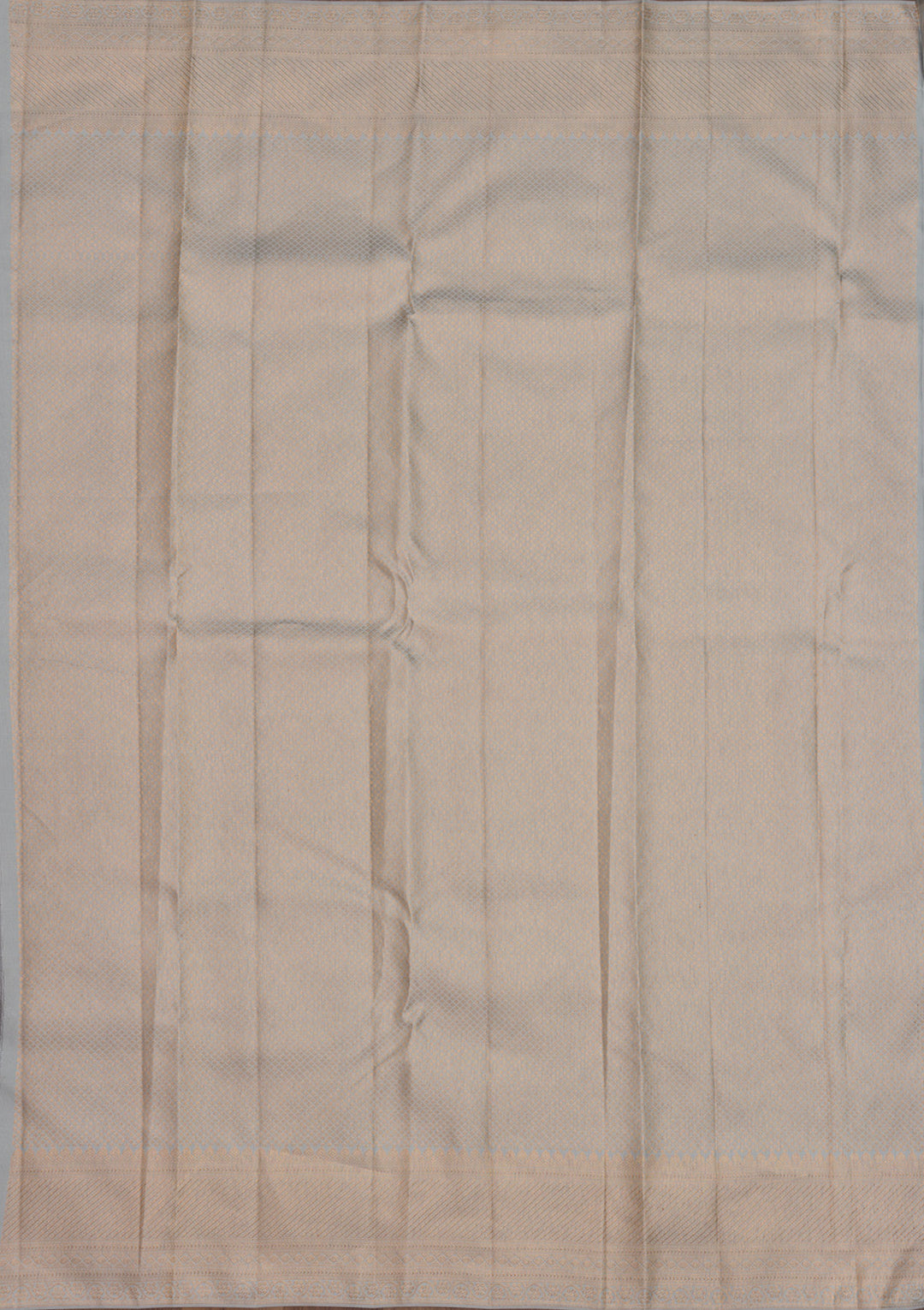 Light Grey Zariwork Pure Silk Saree
