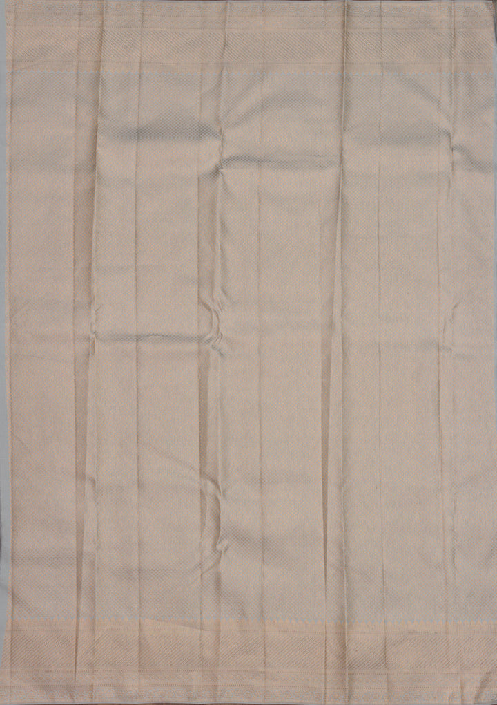 Light Grey Zariwork Pure Silk Saree