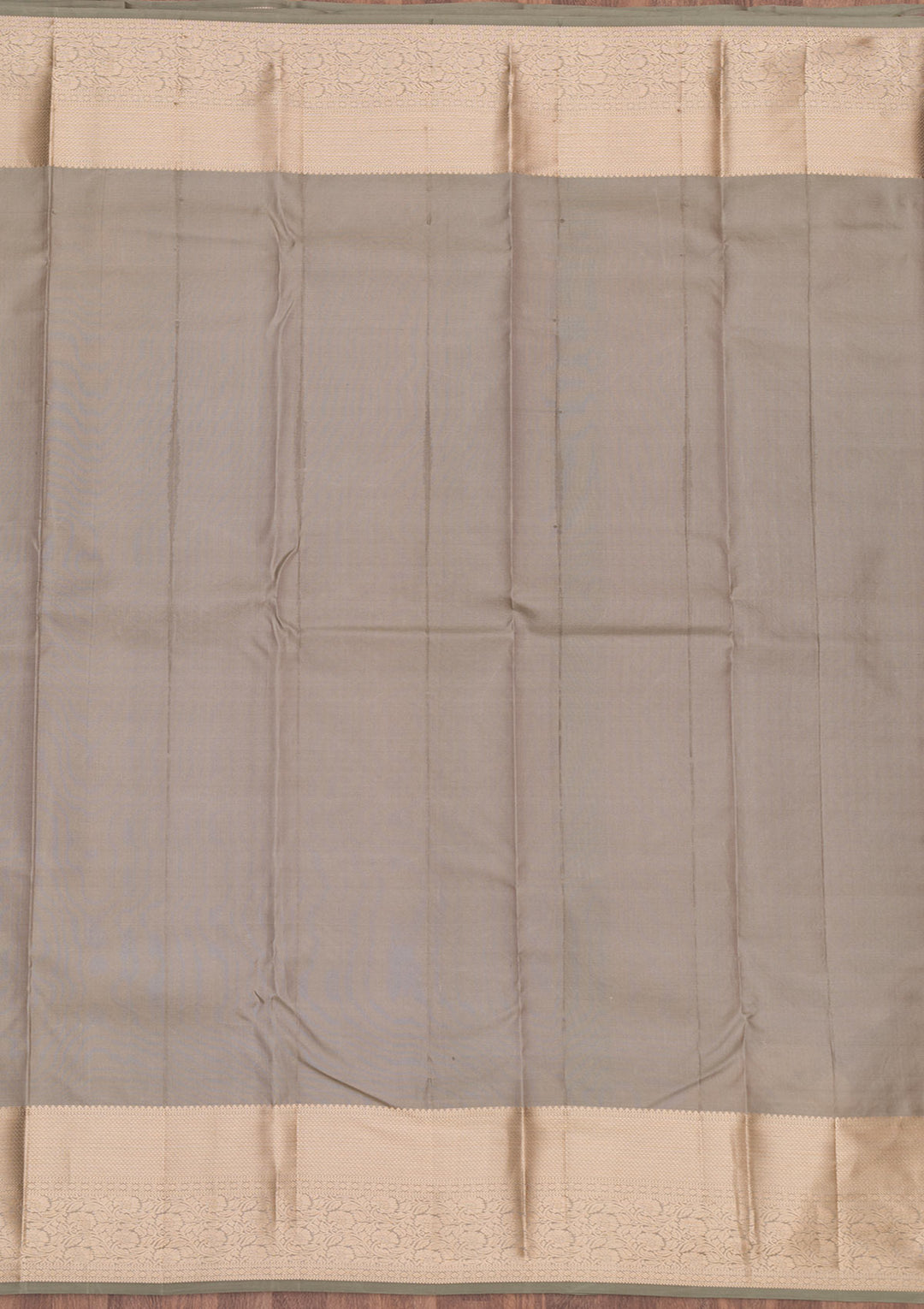 Light Grey Zariwork Pure Silk Saree