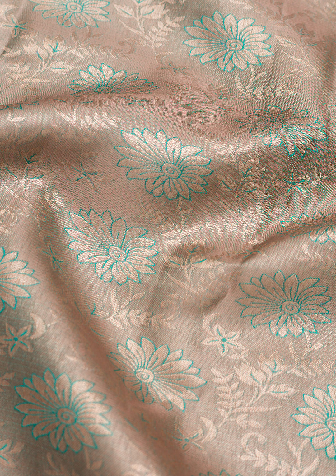 Light Grey Zariwork Pure Silk Saree