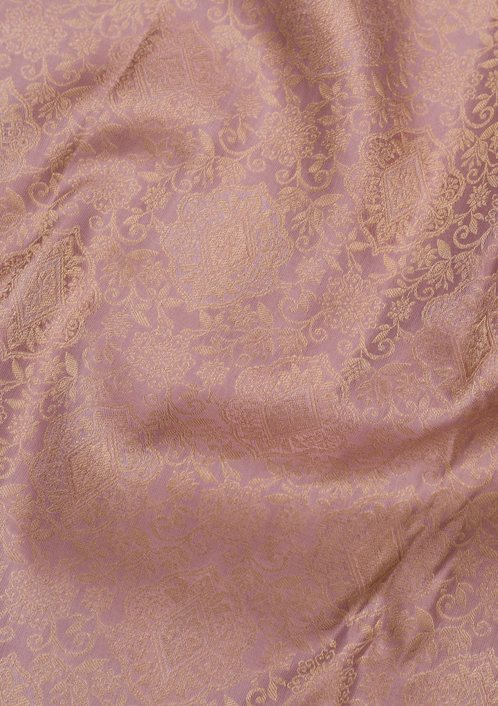 Light Grey Zariwork Pure Silk Saree