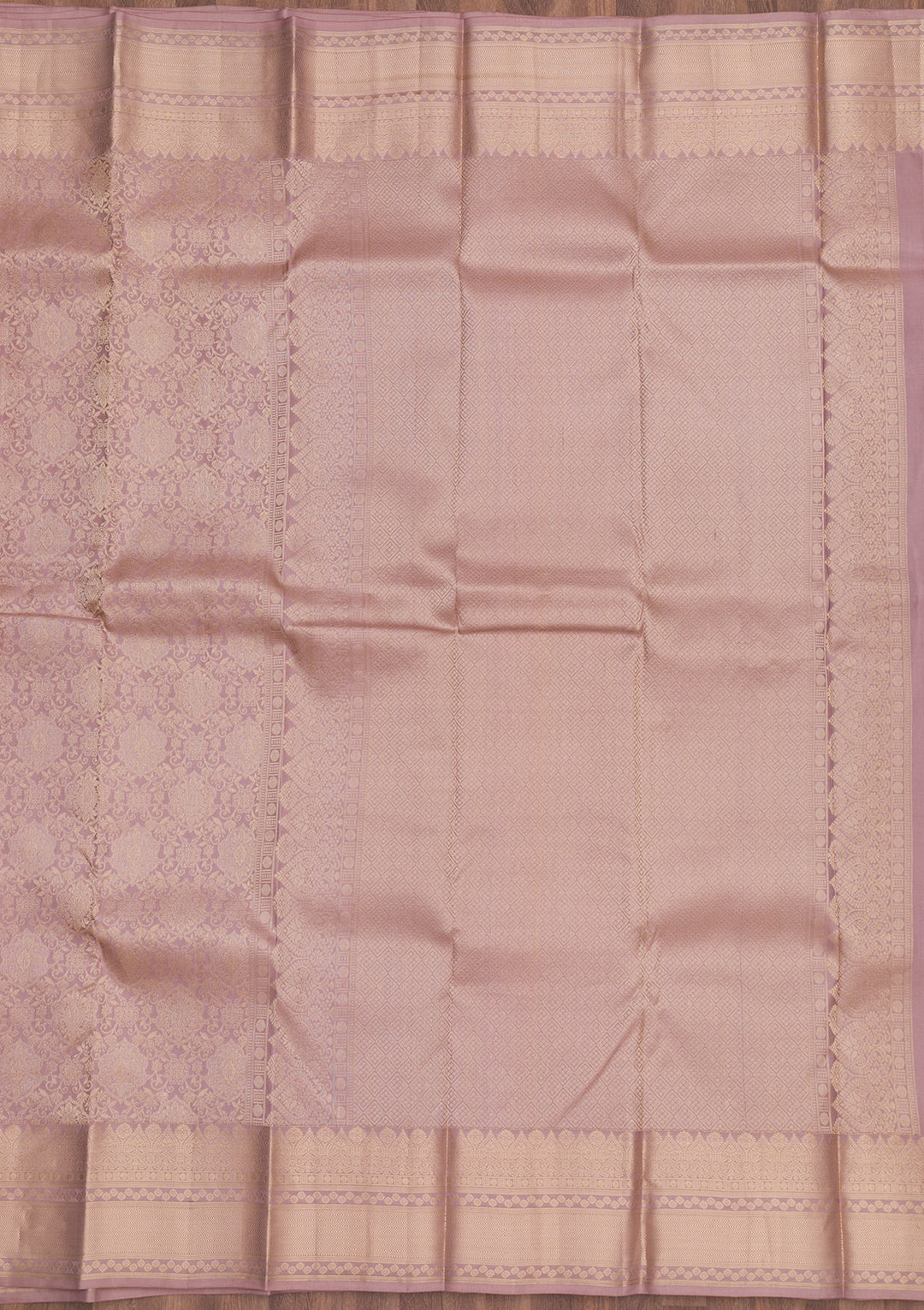 Light Grey Zariwork Pure Silk Saree