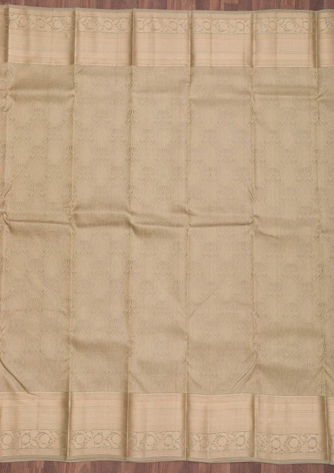 Light Grey Zariwork Pure Silk Saree