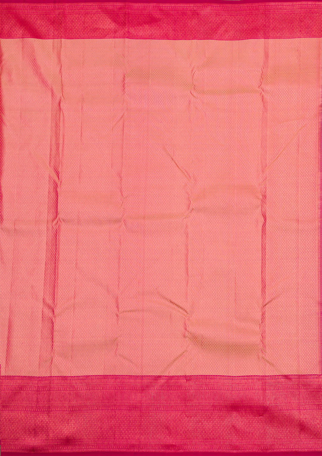 Light Peach Zariwork Pure Silk Saree