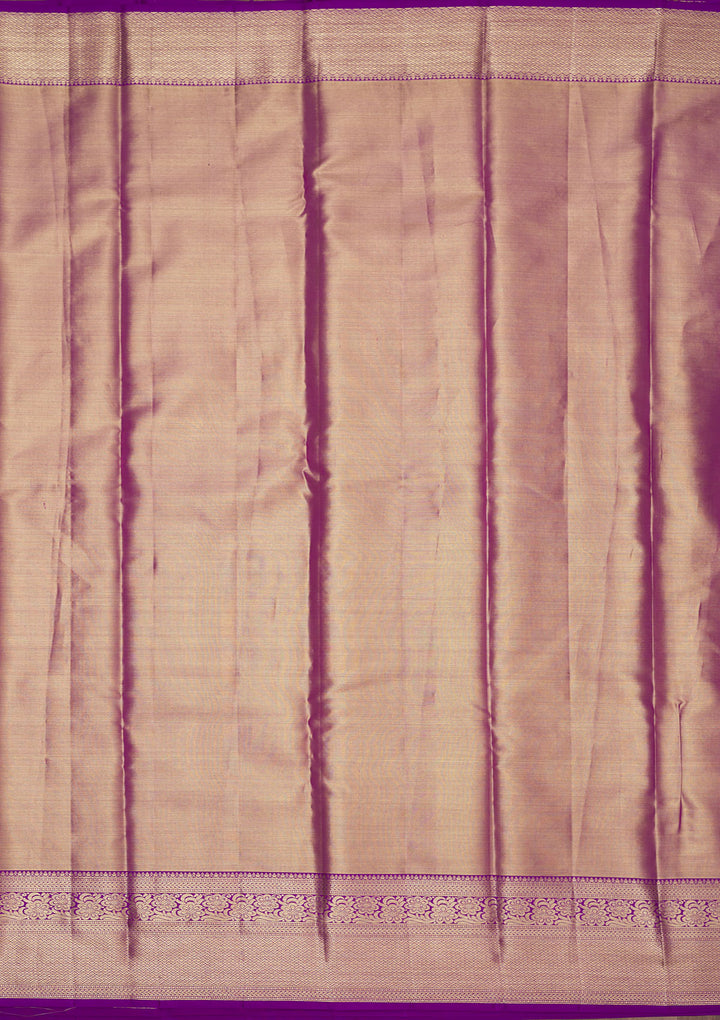 Beige Zariwork Pure Silk Saree